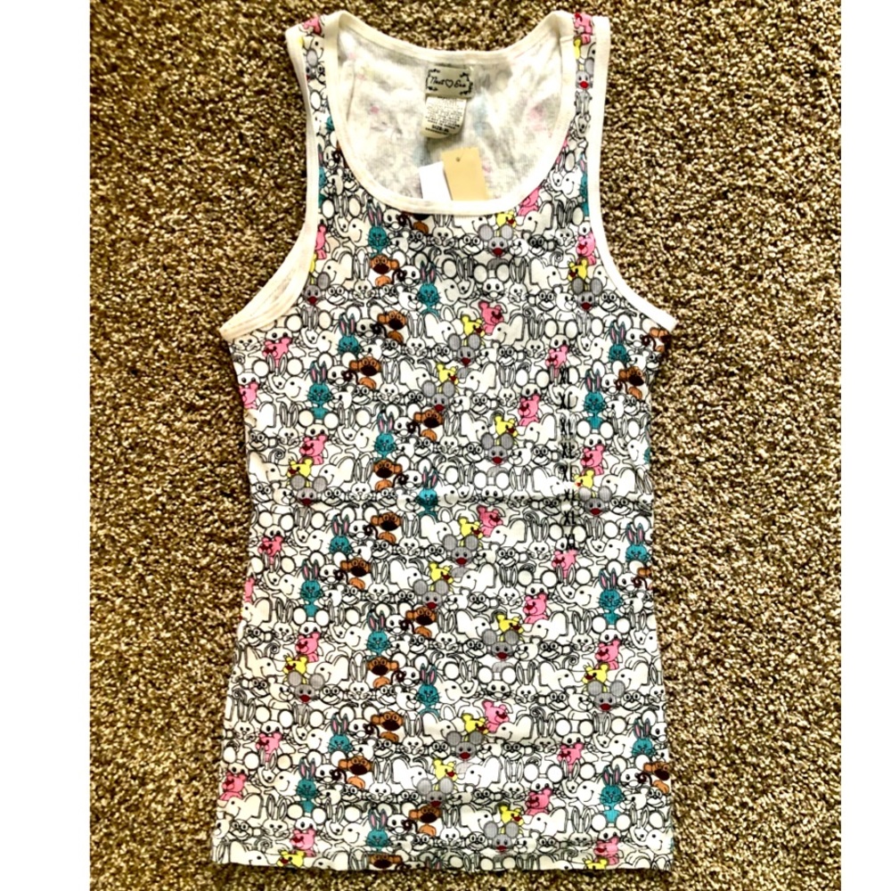 NWT Juniors Animal Print Tank Top